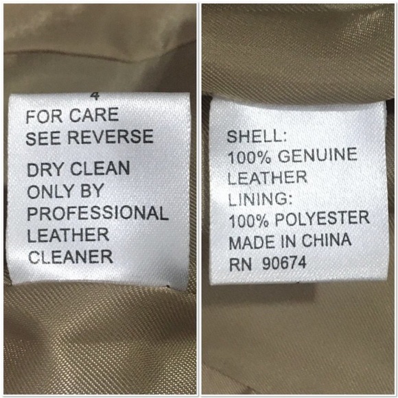 Boston Proper Tan Leather Studded Moto Jacket - Picture 11 of 12